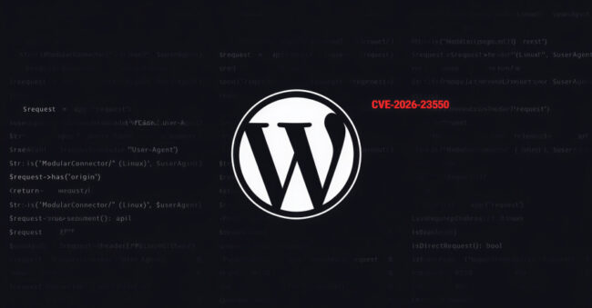CVE‑2026‑23550 vulnerabilità plugin Modular DS WordPress