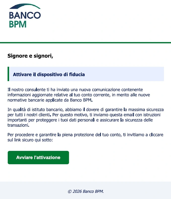 phishing Banco BPM