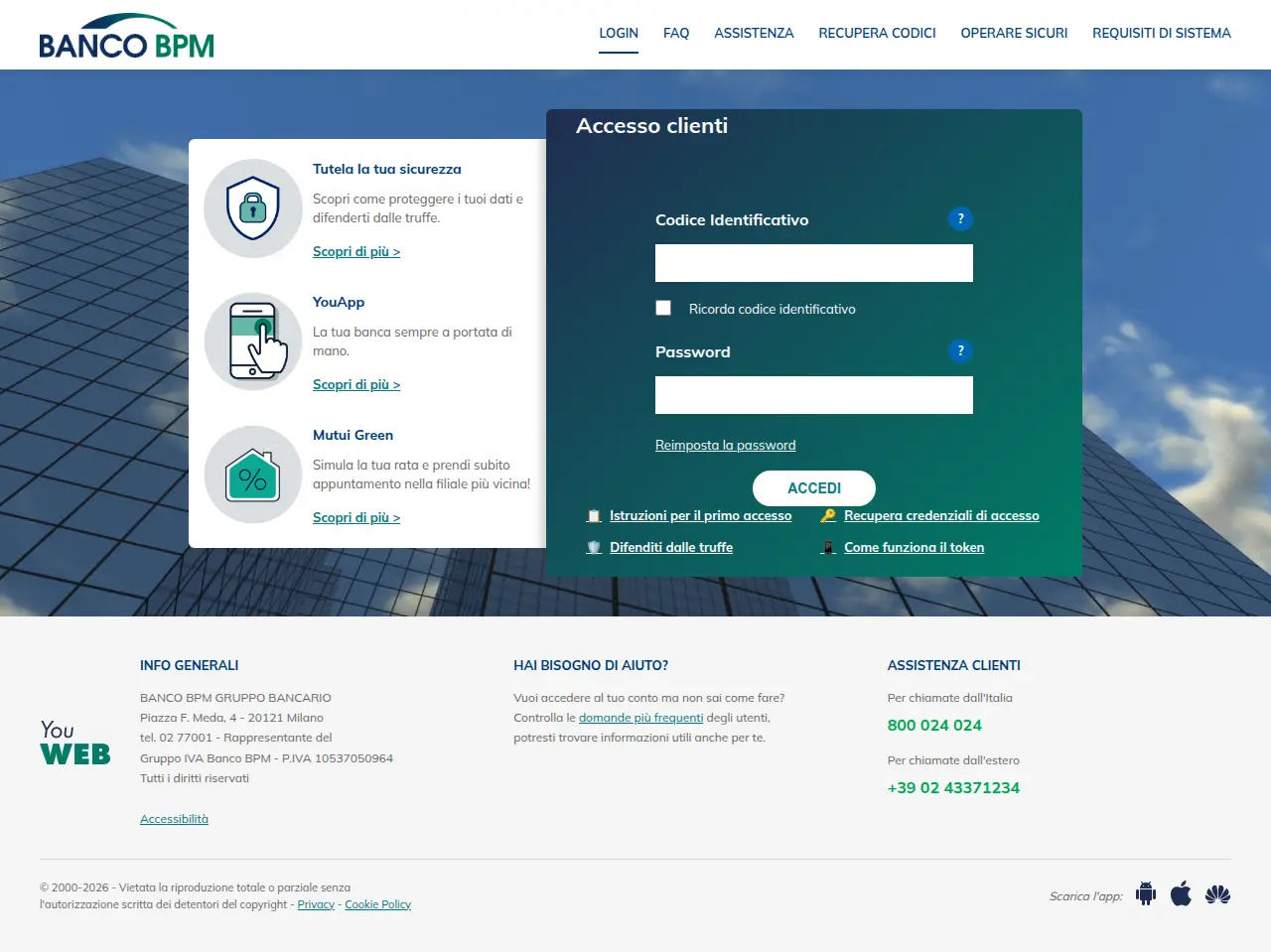Esempio email phishing Banco BPM