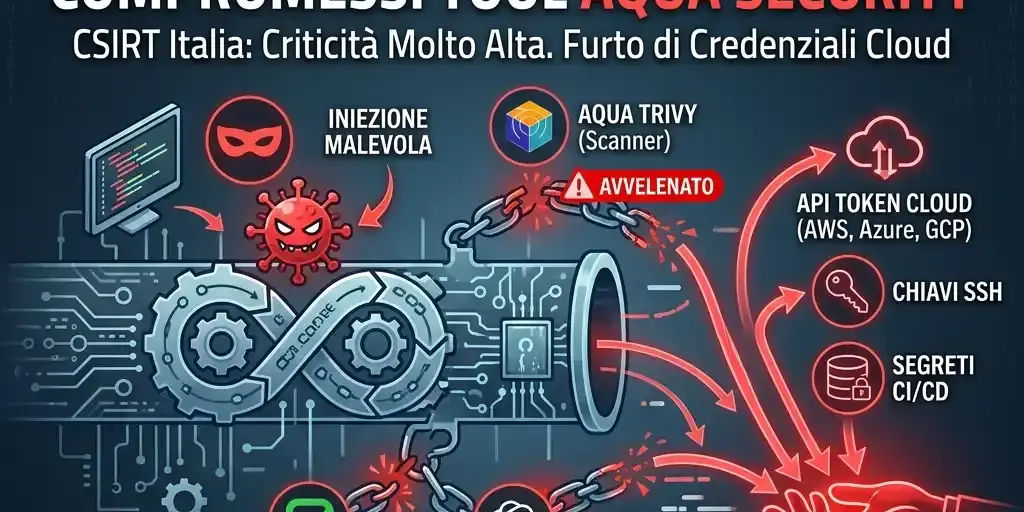 Attacco alla Supply Chain Cloud Un attacco alla supply chain cloud di proporzioni massicce sta colpendo gli ambienti di sviluppo e produzione Cloud a livello globale, con ripercussioni immediate e gravi per molte aziende italiane