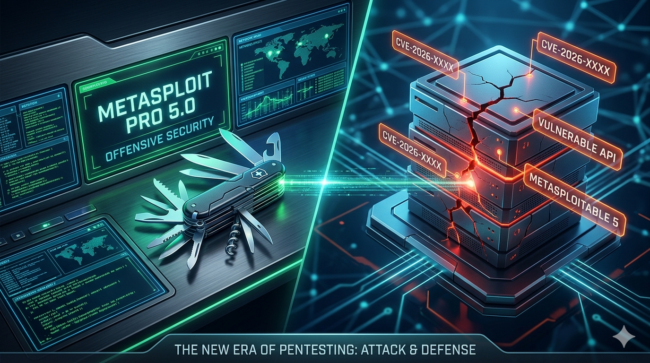 Scopri la nuova era del pentesting con la nostra guida a Metasploit 5 e Metasploitable 5