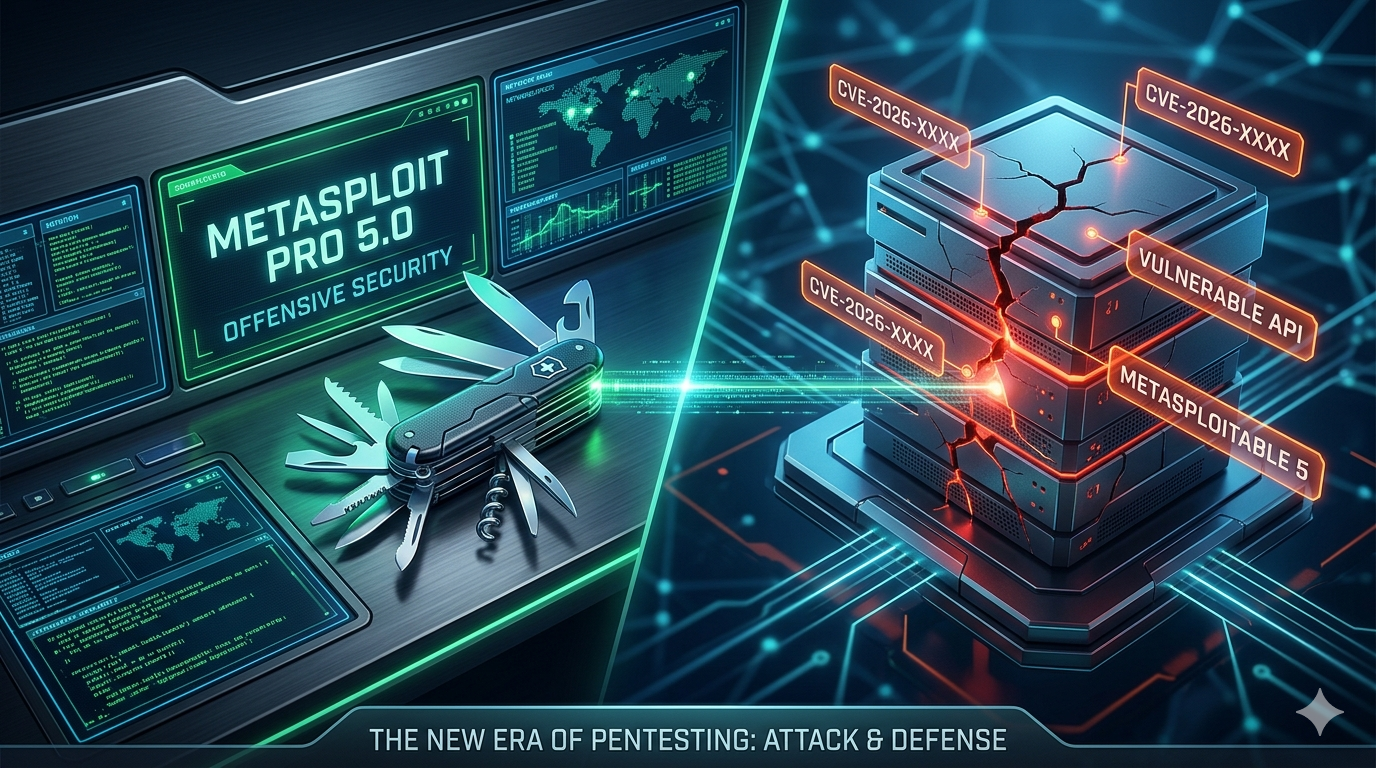 Scopri la nuova era del pentesting con la nostra guida a Metasploit 5 e Metasploitable 5