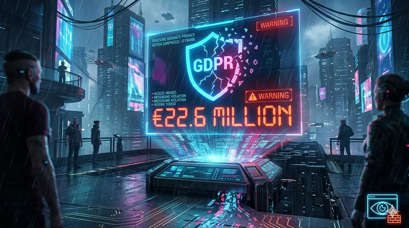 Terremoto Intesa-Isybank del 2026Sanzione Garante Privacy Intesa Sanpaolo Isybank 2026 grafico sanzioni