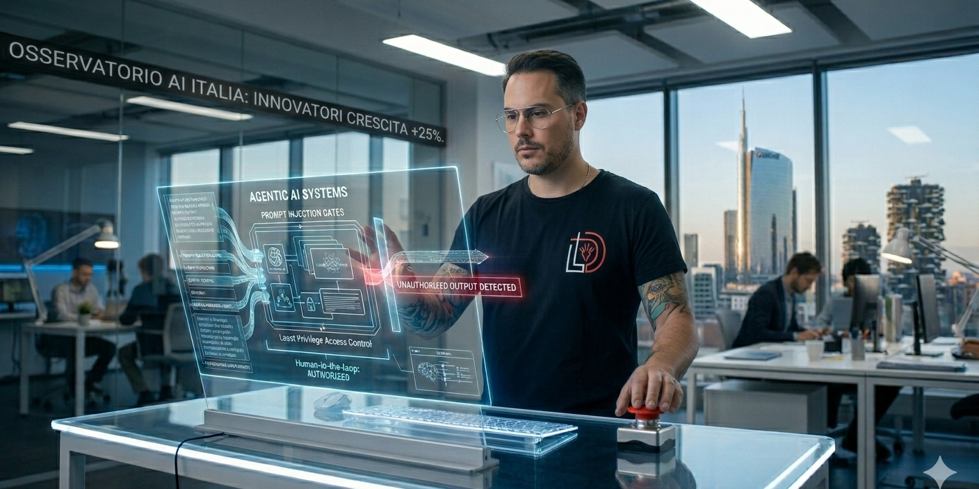 ia theryu L'Agentic AI è il nuovo perimetro da difendere. Scopri come gli hacker stanno manipolando gli agenti autonomi tramite Prompt Injection indiretta. AI Agentic