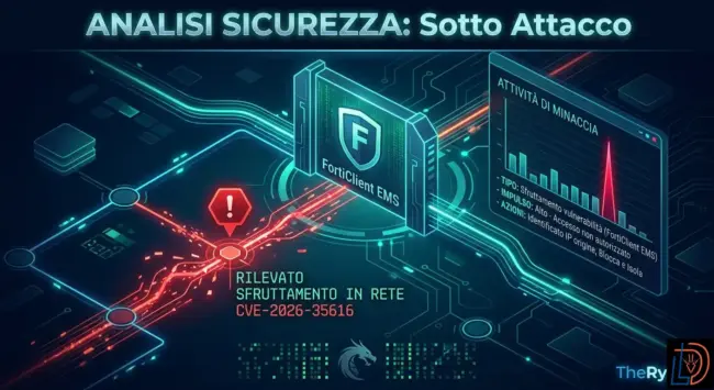 FortiClient EMS NUOVE VULNERABILITÀ Aprile 2026 ACN Italia - Rileva sfruttamento attivo in rete della CVE-2026-35616