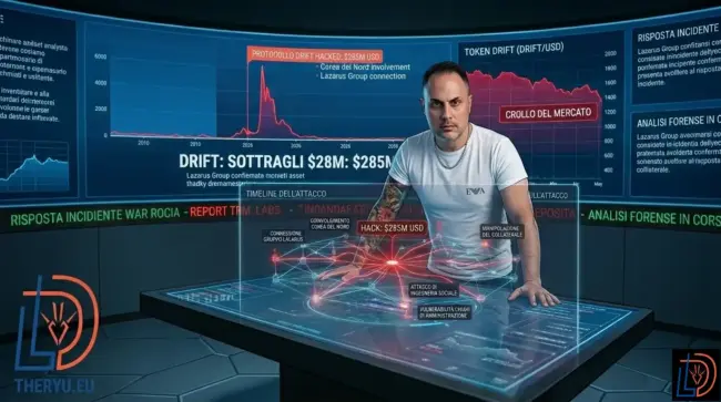 drift hack 285 milioni Analisi vCISO del caso Drift: come un attacco di social engineering e la gestione sbagliata dei controlli di accesso hanno portato alla sottrazione di 285 milioni di dollari e cosa si può fare per prevenire scenari simili anche in azienda.