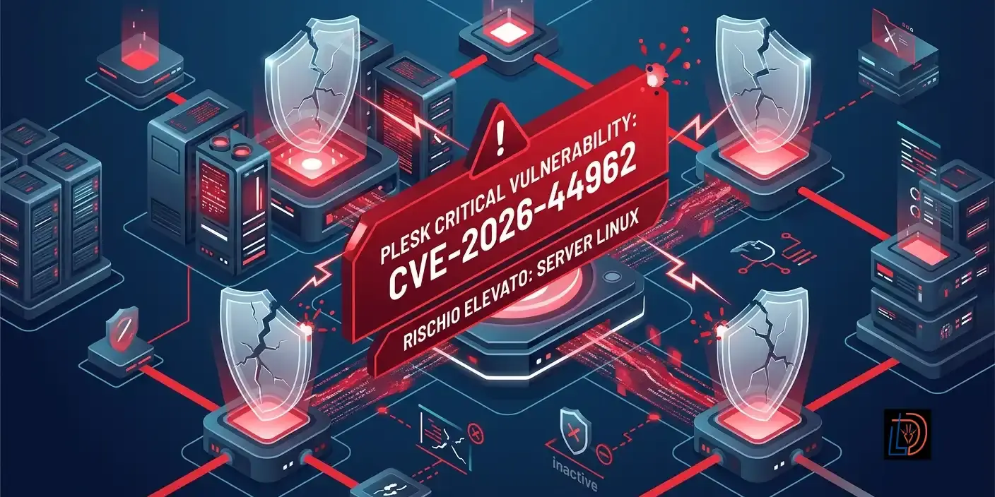 CVE-2026-44962 plesk La falla è tracciata come CVE-2026-44962 e riguarda un problema di XPath injection nella funzionalità di ricerca del catalogo APS.